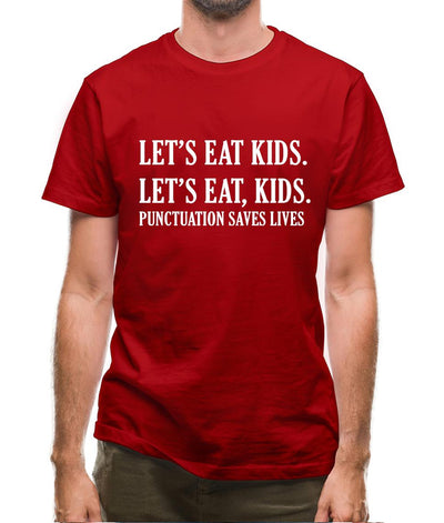 Let's Eat Kids Mens T-Shirt