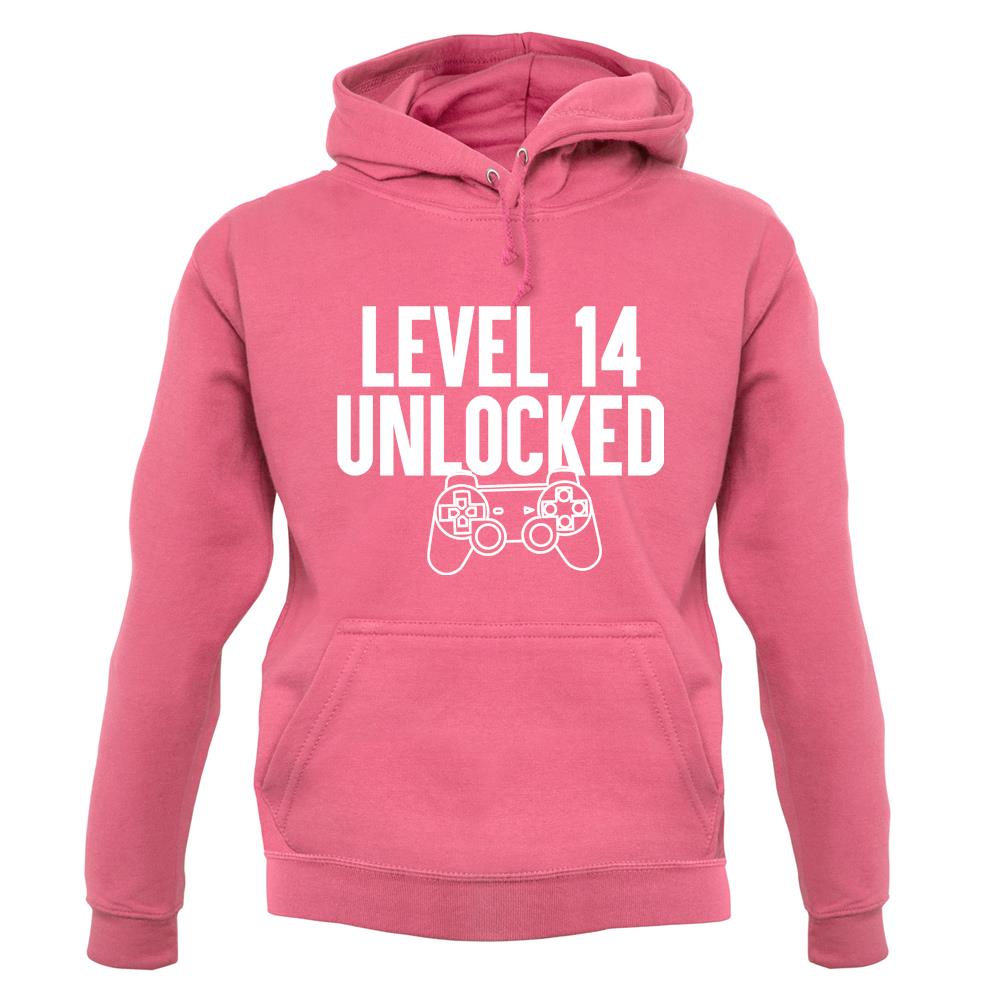 Level 14 Unlocked Unisex Hoodie
