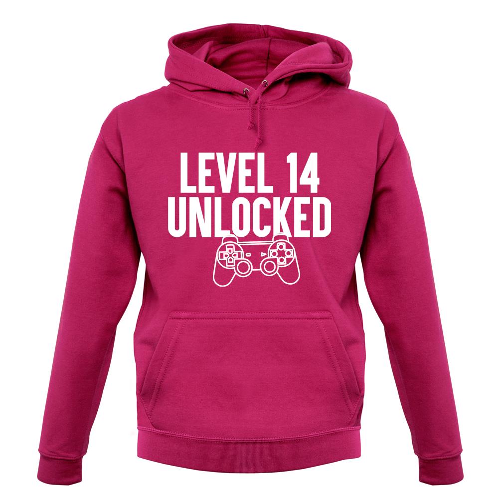 Level 14 Unlocked Unisex Hoodie
