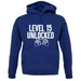 Level 15 Unlocked Unisex Hoodie