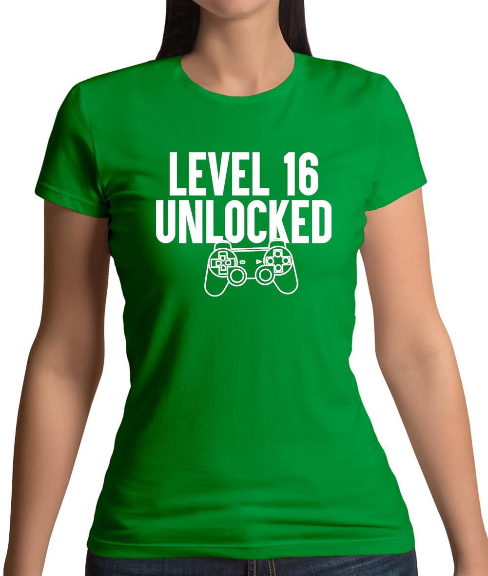 Level 16 Unlocked Womens T-Shirt