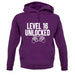 Level 16 Unlocked Unisex Hoodie