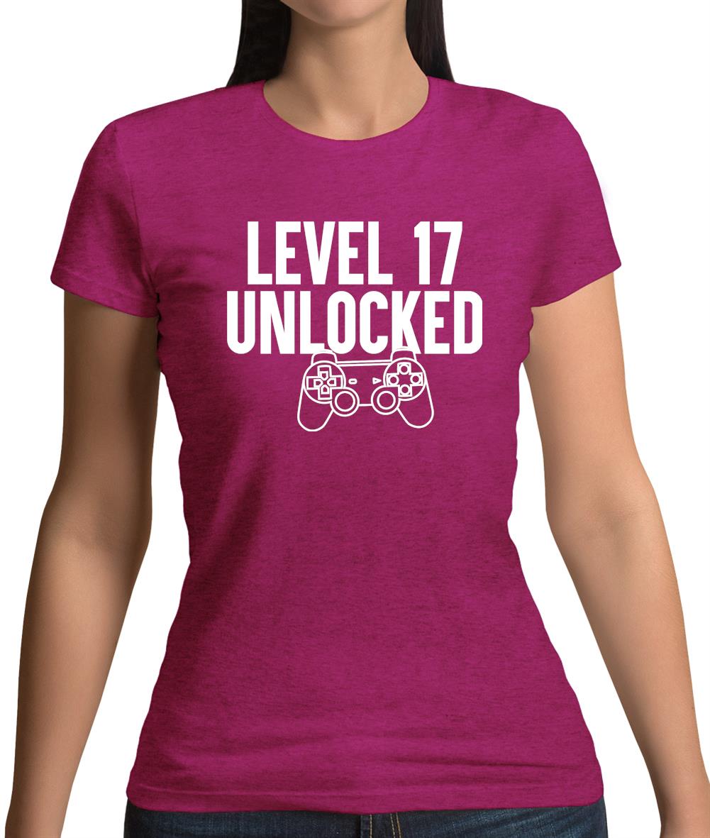 Level 17 Unlocked Womens T-Shirt