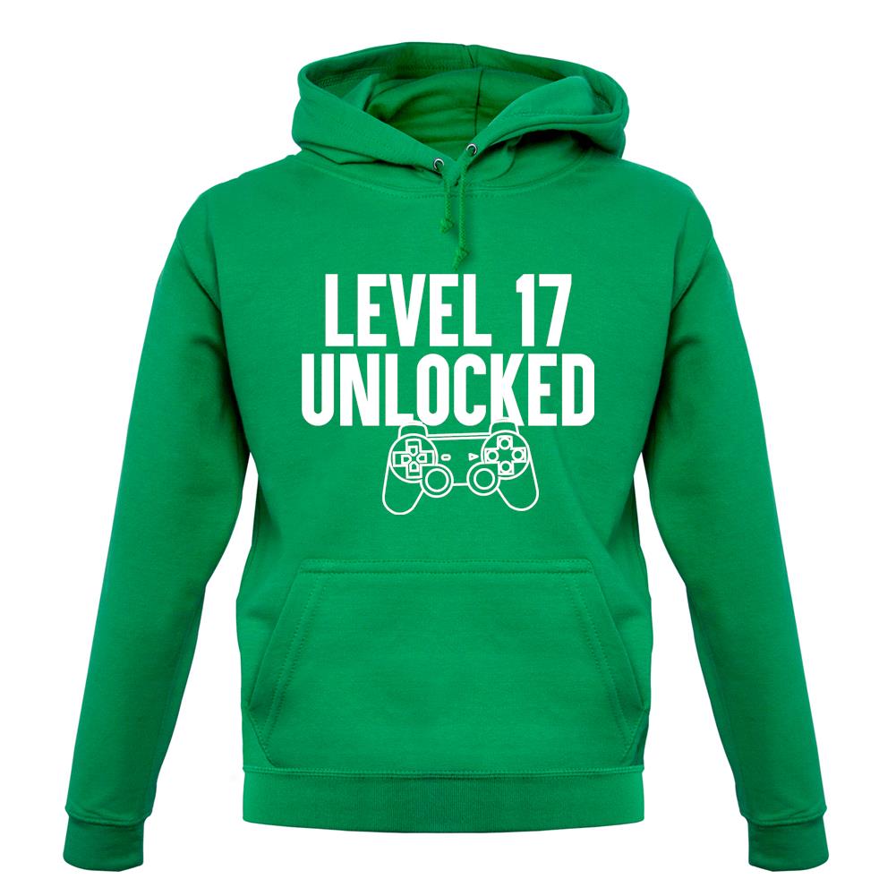 Level 17 Unlocked Unisex Hoodie