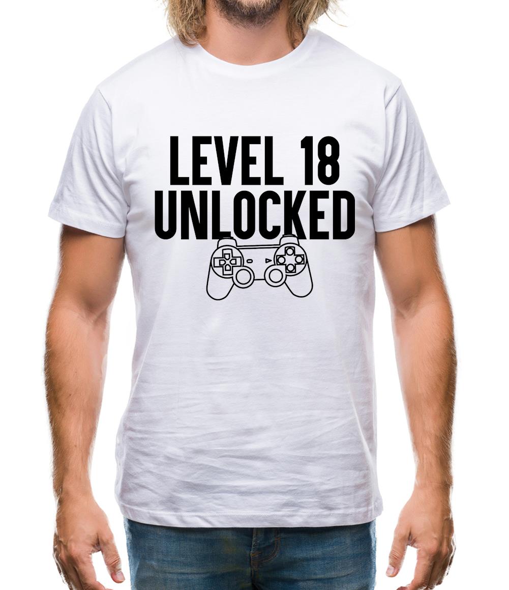 Level 18 Unlocked Mens T-Shirt