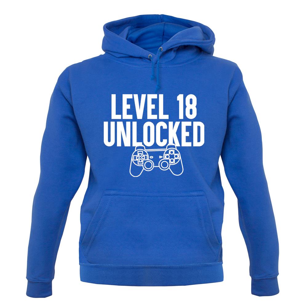 Level 18 Unlocked Unisex Hoodie