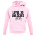 Level 30 Unlocked Unisex Hoodie