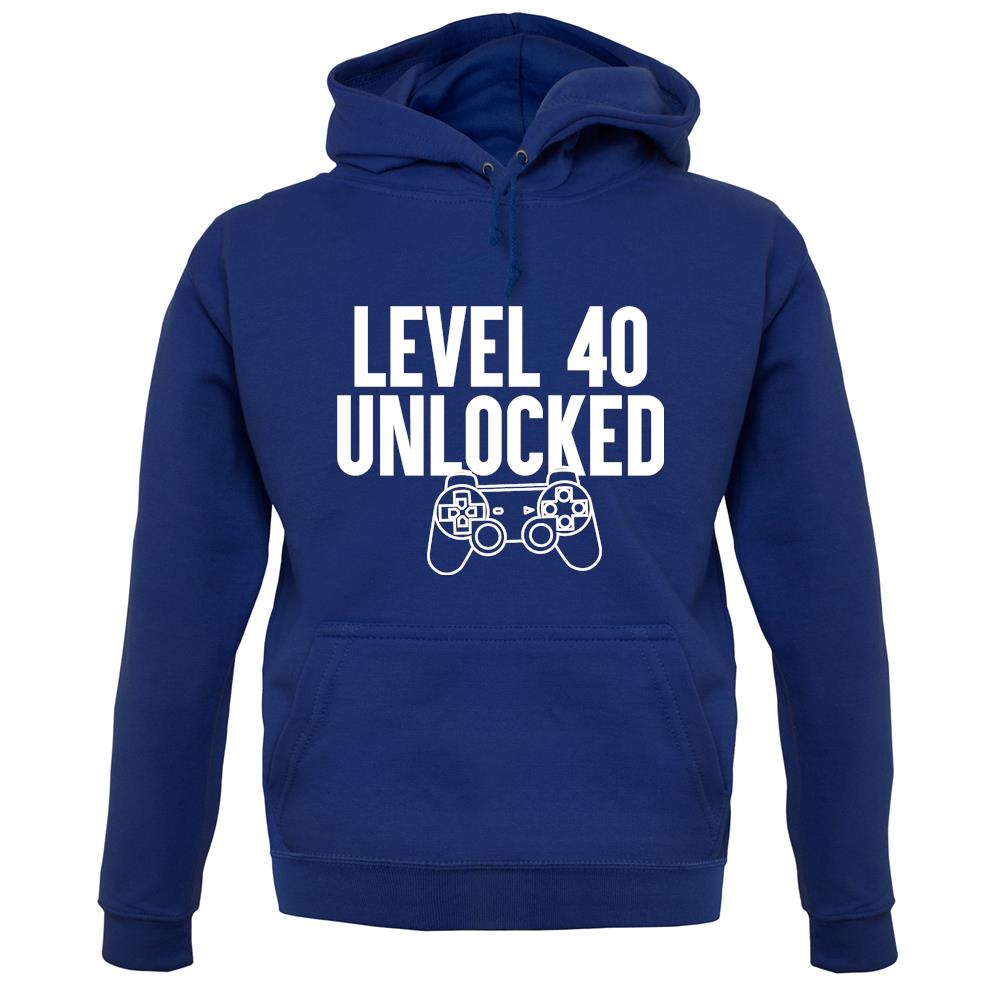 Level 40 Unlocked Unisex Hoodie