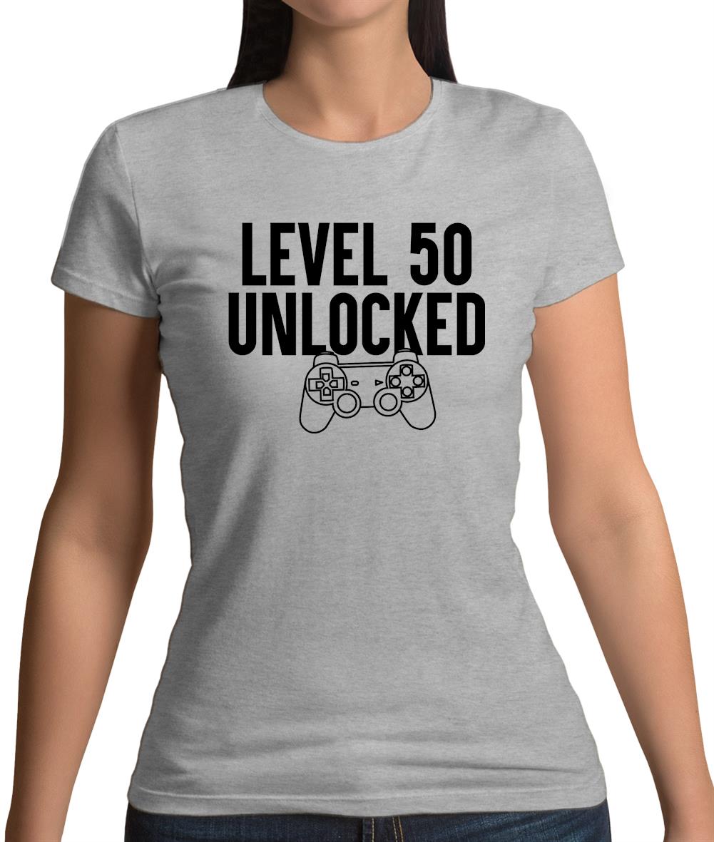 Level 50 Unlocked Womens T-Shirt