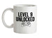 Level 9 Unlocked Ceramic Mug