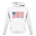 Liberia Barcode Style Flag unisex hoodie
