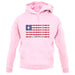 Liberia Barcode Style Flag unisex hoodie