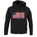 Liberia Barcode Style Flag unisex hoodie