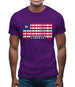 Liberia Barcode Style Flag Mens T-Shirt