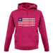Liberia Barcode Style Flag unisex hoodie