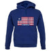 Liberia Barcode Style Flag unisex hoodie