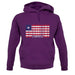 Liberia Barcode Style Flag unisex hoodie