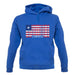 Liberia Barcode Style Flag unisex hoodie