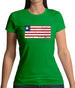 Liberia Grunge Style Flag Womens T-Shirt