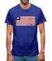 Liberia Grunge Style Flag Mens T-Shirt