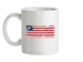 Liberia Grunge Style Flag Ceramic Mug
