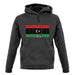Libya Barcode Style Flag unisex hoodie