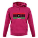 Libya Barcode Style Flag unisex hoodie