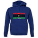 Libya Barcode Style Flag unisex hoodie