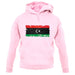 Libya Grunge Style Flag unisex hoodie