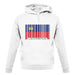 Liechtenstein Barcode Style Flag unisex hoodie