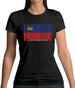 Liechtenstein Barcode Style Flag Womens T-Shirt