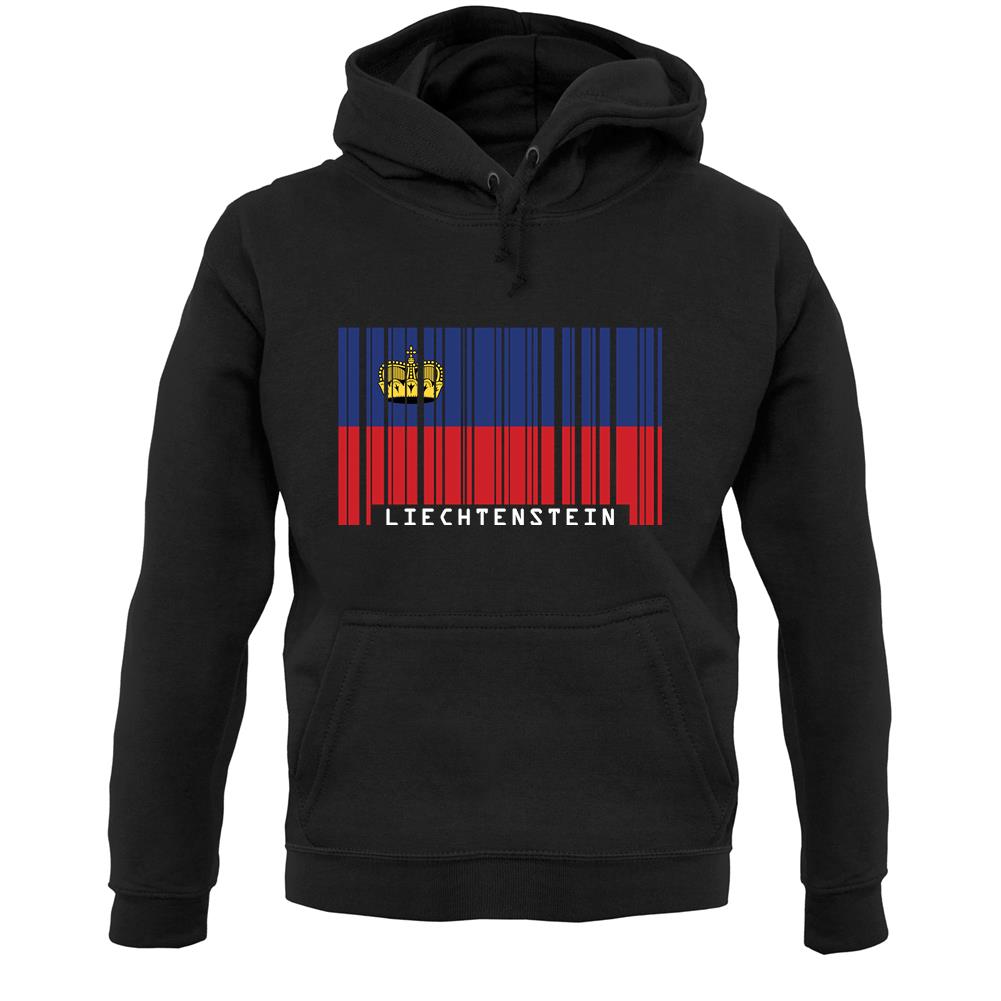 Liechtenstein Barcode Style Flag Unisex Hoodie