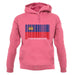 Liechtenstein Barcode Style Flag unisex hoodie