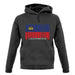 Liechtenstein Barcode Style Flag unisex hoodie