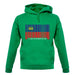 Liechtenstein Barcode Style Flag unisex hoodie