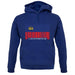 Liechtenstein Barcode Style Flag unisex hoodie