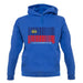 Liechtenstein Barcode Style Flag unisex hoodie