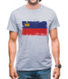 Liechtenstein Grunge Style Flag Mens T-Shirt