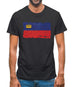 Liechtenstein Grunge Style Flag Mens T-Shirt