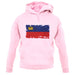 Liechtenstein Grunge Style Flag unisex hoodie