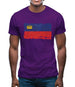 Liechtenstein Grunge Style Flag Mens T-Shirt