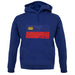 Liechtenstein Grunge Style Flag unisex hoodie