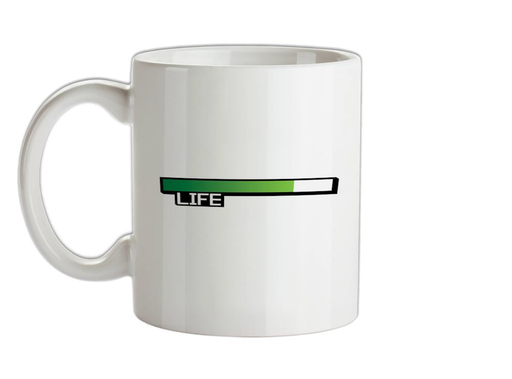 Life Bar Video Games Ceramic Mug