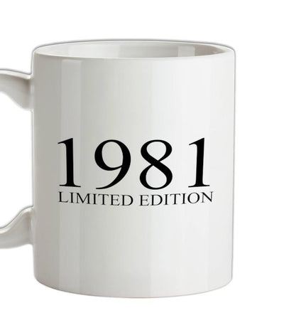 Limited Edition 1981 Ceramic Mug