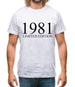 Limited Edition 1981 Mens T-Shirt