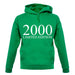 Limited Edition 2000 unisex hoodie