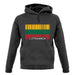 Lithuania Barcode Style Flag unisex hoodie