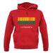 Lithuania Barcode Style Flag unisex hoodie