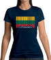 Lithuania Barcode Style Flag Womens T-Shirt