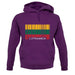 Lithuania Barcode Style Flag unisex hoodie